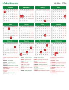 Calendário 2024