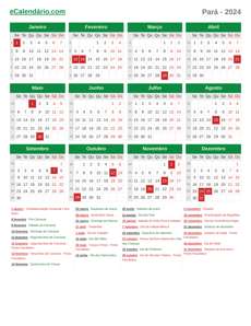 Calendário 2024