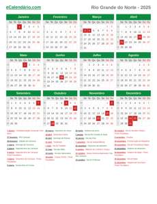 Calendário 2025